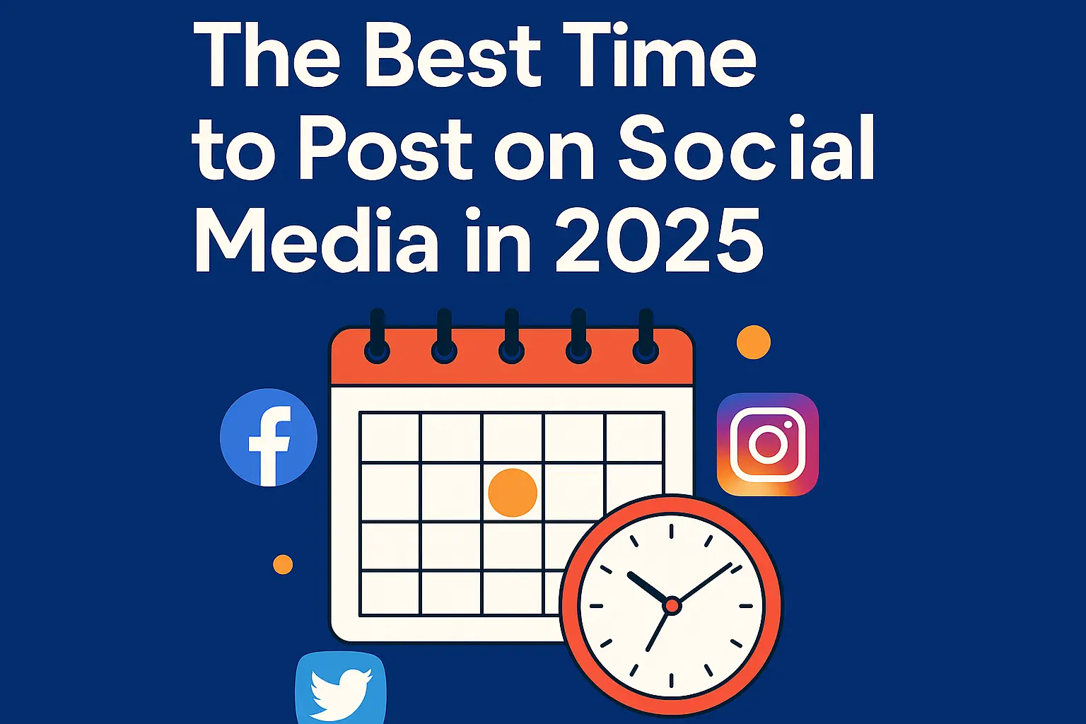 Best time to post on social media -
