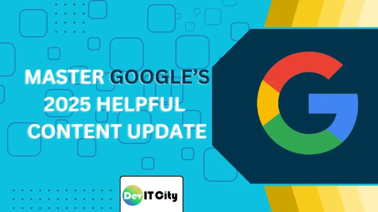 Illustration of Google's 2025 Helpful Content Update reshaping SEO strategies with human-first, high-quality content focus.