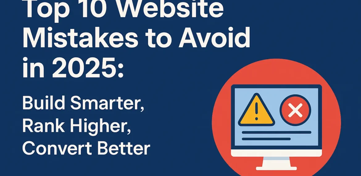 Website mistakes -