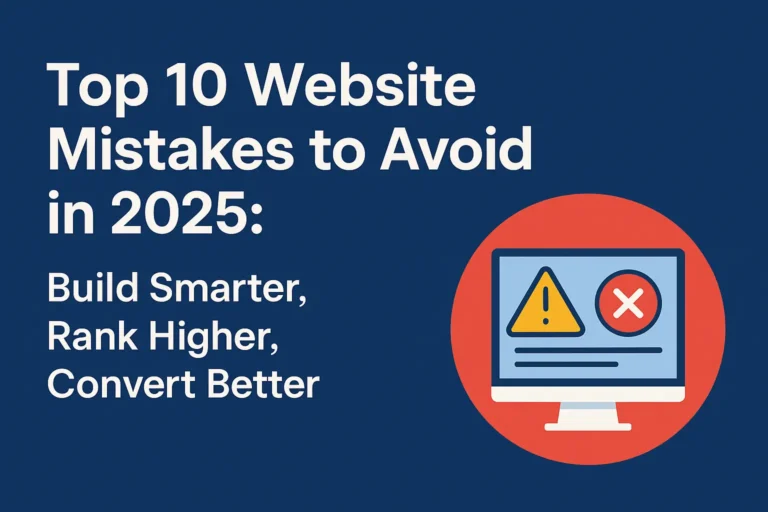 Top 10 Business Website Mistakes to Avoid in 2025