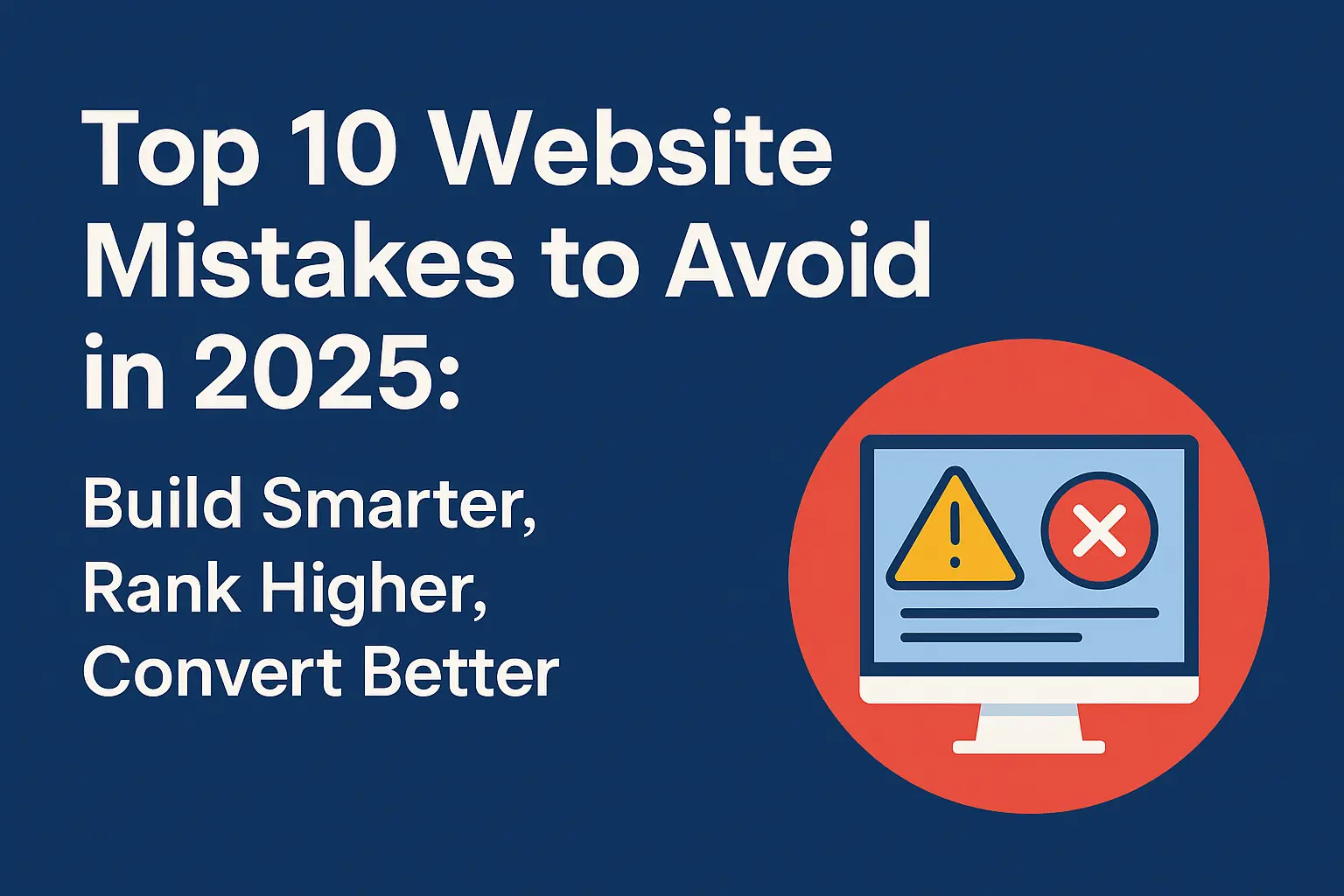 Website mistakes -