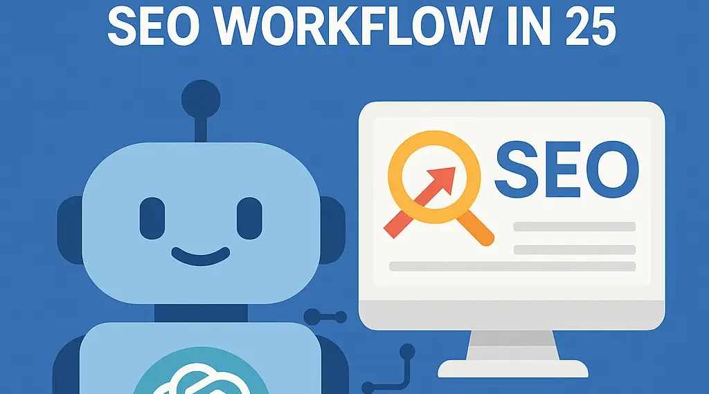 AI tools like ChatGPT boosting SEO workflow efficiency in 2025 with automation, content creation, and keyword strategy.